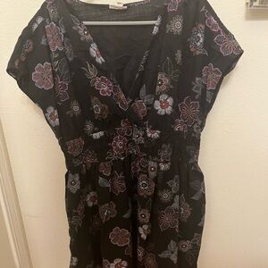 a.n.a Black and Cream Dress